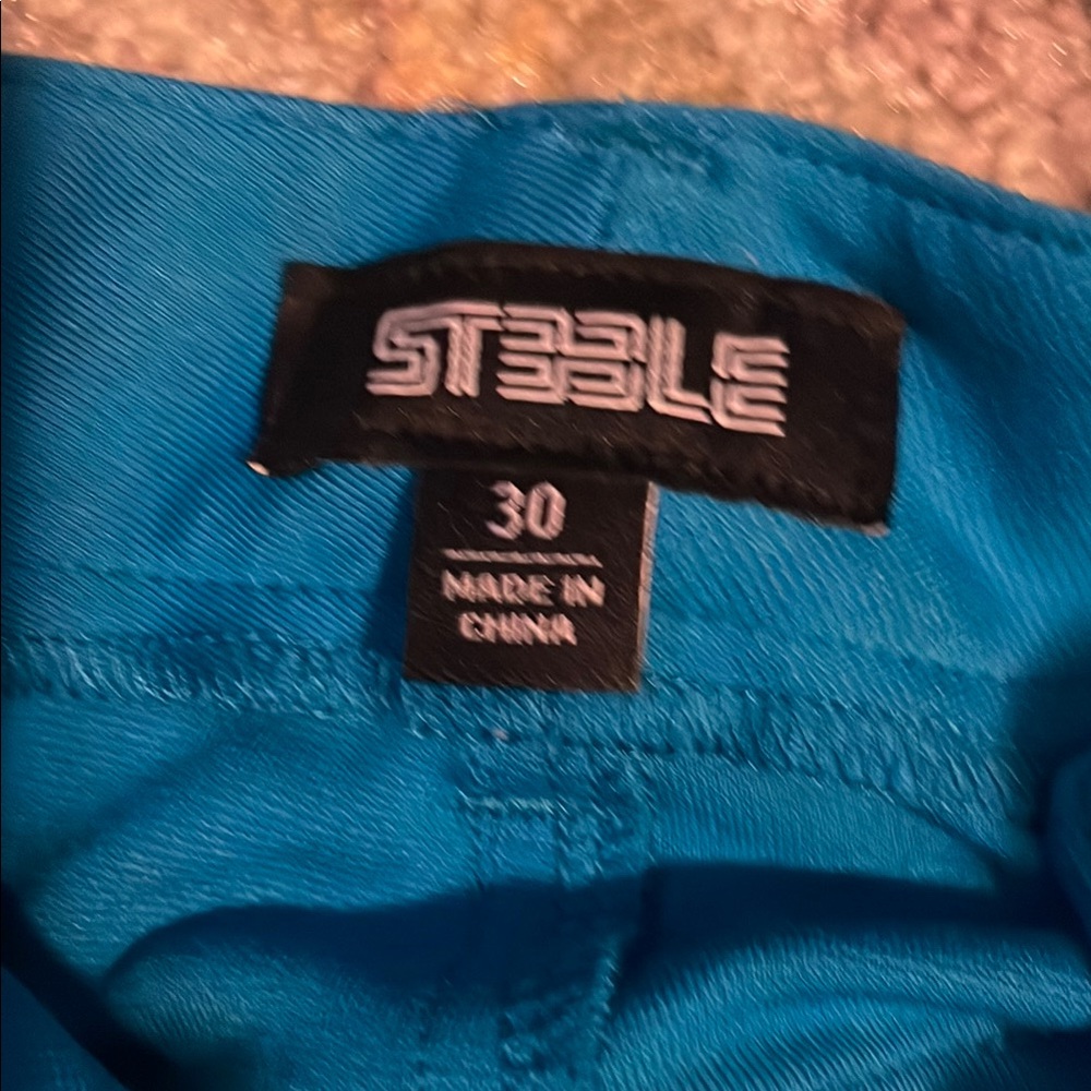 St33le Blue Men's Shorts - Picture 2 of 3